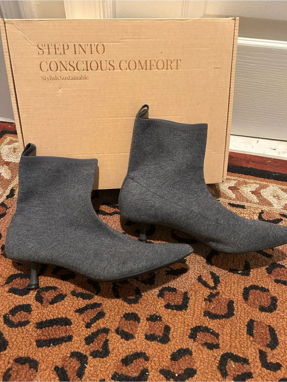 Conscious Comfort Women Charcoal Sock-Style Casual Socks